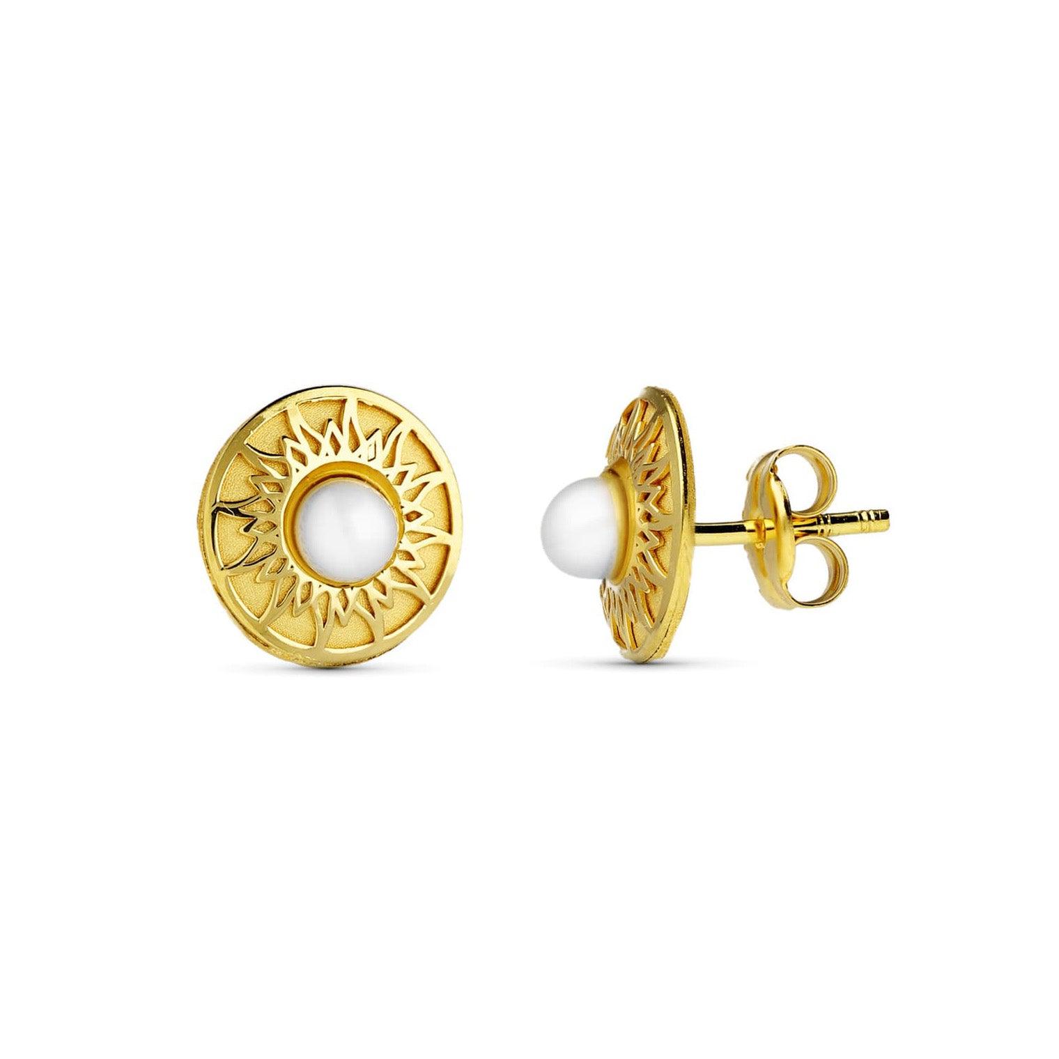 Boucles D'oreilles Boho Plaqué Or 18k Avec Perles - Longues 3 Pouces, Forme Goutte, Pour Femmes Et Ados