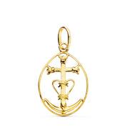 Croix de Camargue ajourée en or jaune 18 carats - Maison Gabriel