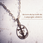 Croix de Camargue ajourée en or jaune 18 carats - Maison Gabriel