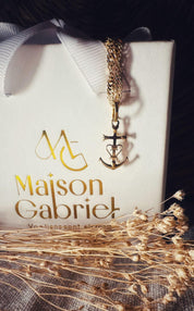 Croix de Camargue en or jaune 18 carats - Maison Gabriel