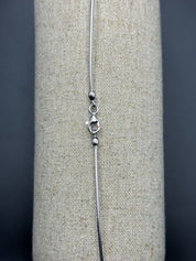 Collier "Moaña" en argent 925 et perle de Tahiti  ronde