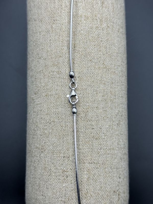 Collier "Moaña" en argent 925 et perle de Tahiti  ronde