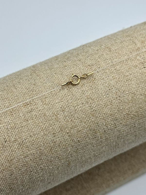 Collier "Hina" avec perle de Tahiti sur fil nylon invisible