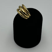 Bague "3 anneaux cintrés" en or 18 carats