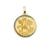 Médaille du Courage, Saint-Georges en or 18 carats