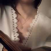 Pendentif "Chrisme" en or jaune 18 carats