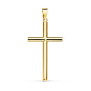 Croix "Humilité" en or jaune 18 carats, finition polie brillante
