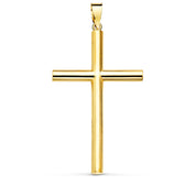 Croix "Humilité" en or jaune 18 carats, finition polie brillante