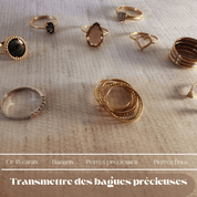 Bague "Evidence" en or blanc 18 carats et diamant solitaire - Maison Gabriel