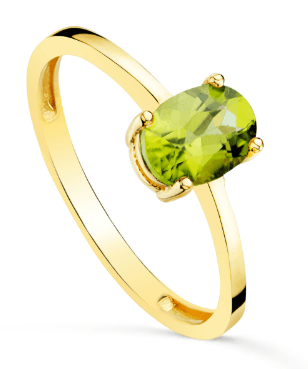 Bague "La belle vie!", en or jaune 18 carats et pierres fines - Maison Gabriel