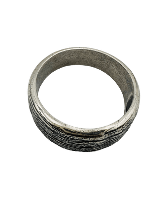 Bague "Sillages" sculptée, gravable, en argent 925 - Maison Gabriel
