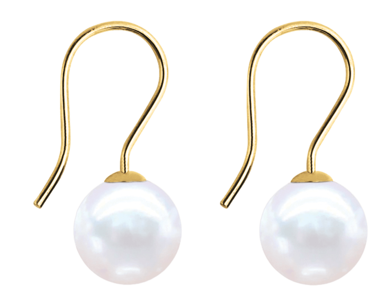 Boucles d&#39;oreilles &quot;Tehani&quot; en perles d&#39;eau douce rondes ou perles de Tahiti, et or jaune 18 carats - Maison Gabriel