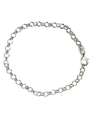 Bracelet "Ariel", maille Jaseron forte en argent 925 - Maison Gabriel