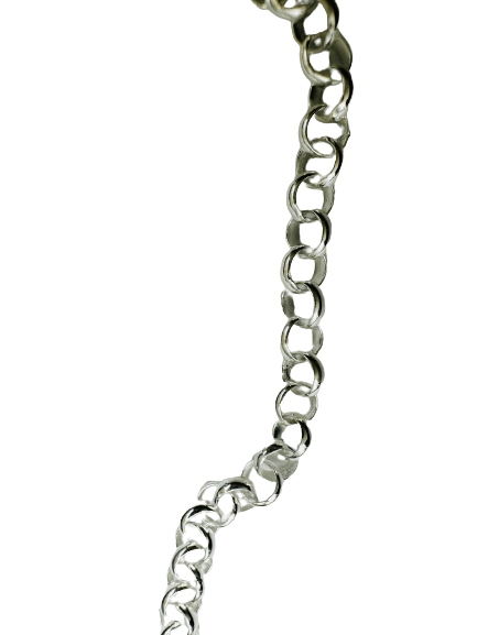 Bracelet "Ariel", maille Jaseron forte en argent 925 - Maison Gabriel