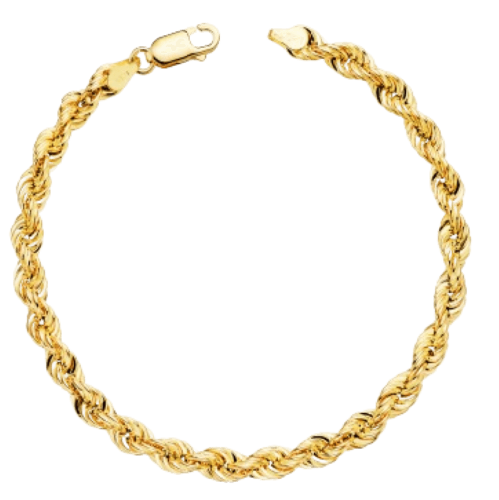 Bracelet "Constantine", corde torsadée en or 18 carats - Maison Gabriel