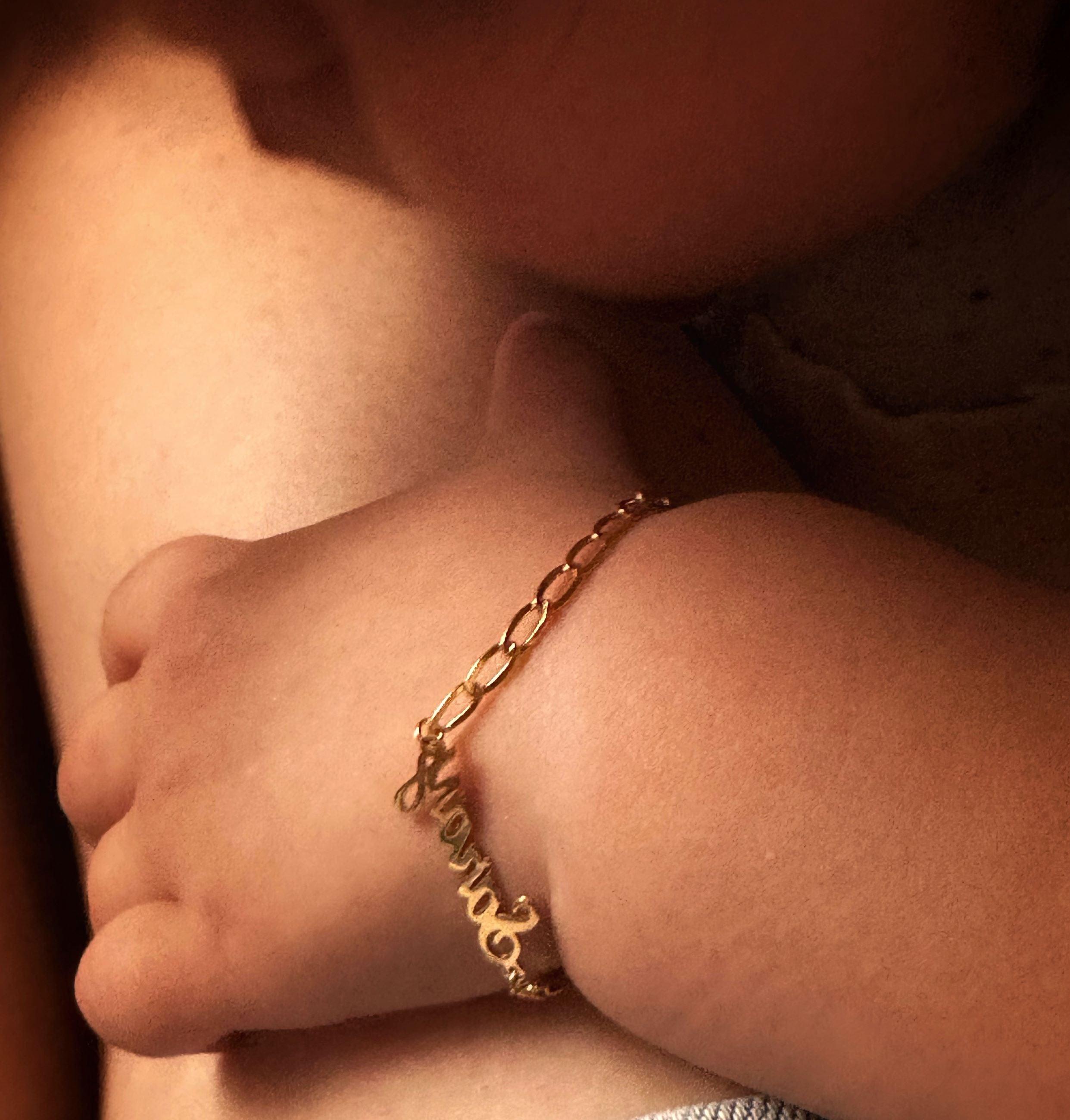 Bracelet Bébé Personnalisé Bracelet Avec Prenom PersonnalisÃ