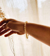 Bracelet "Hia'ai" en perles d'eau douce rondes - Maison Gabriel