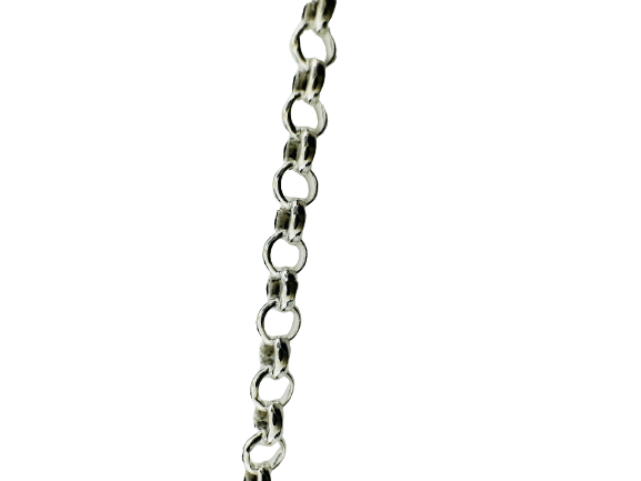 Bracelet ou chaîne "Andréa", maille Jaseron fine en argent 925 - Maison Gabriel