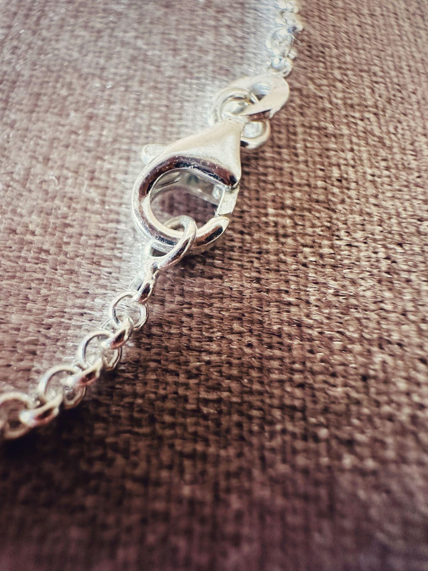 Bracelet ou chaîne "Andréa", maille Jaseron fine en argent 925 - Maison Gabriel