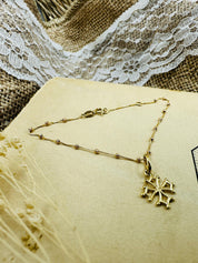 Bracelet "Valentina", maille Vénitienne et boules ciselées, en or jaune 18 carats - Maison Gabriel