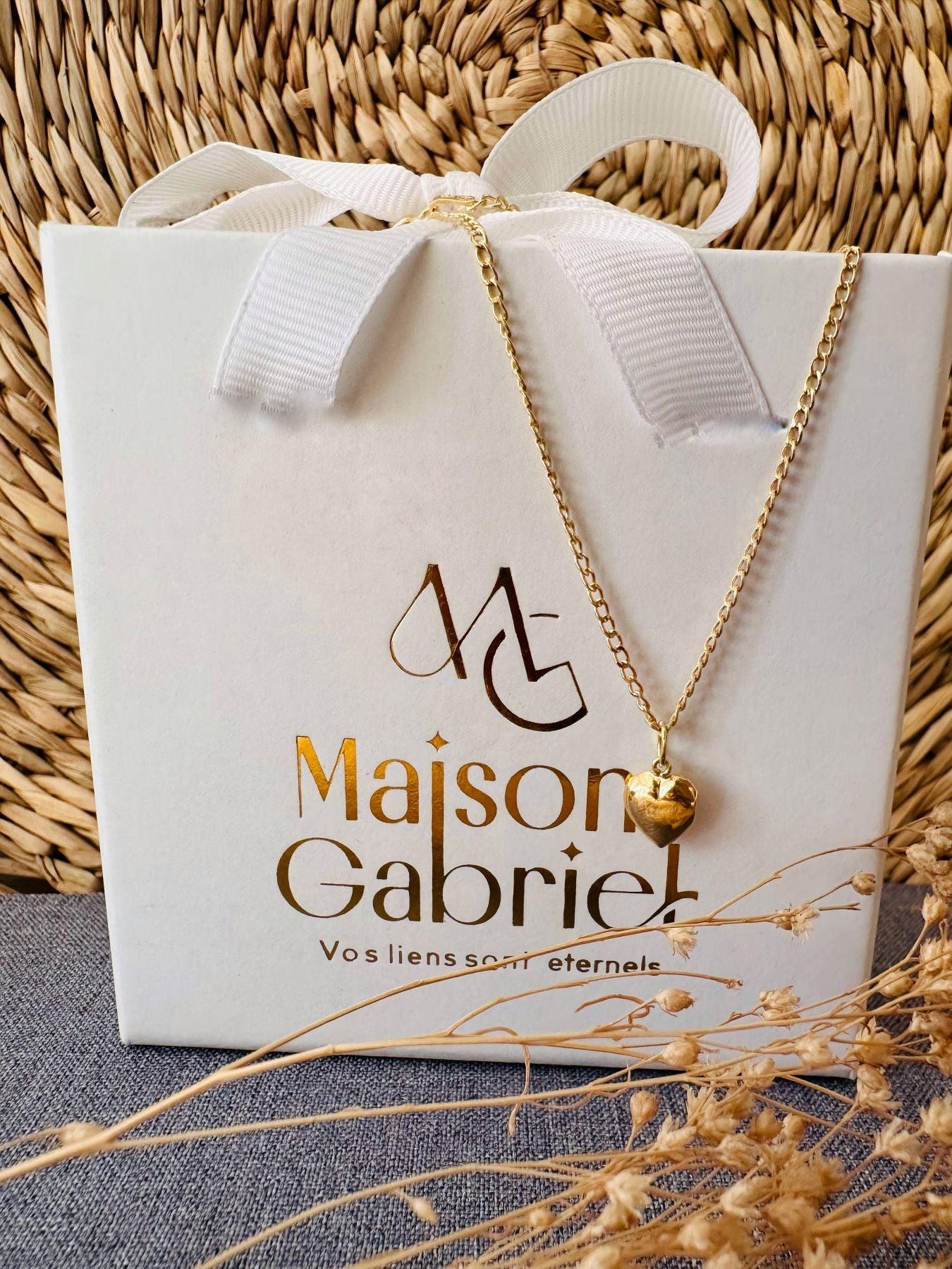 Chaîne maille Gourmette en or jaune 18 carats - Maison Gabriel