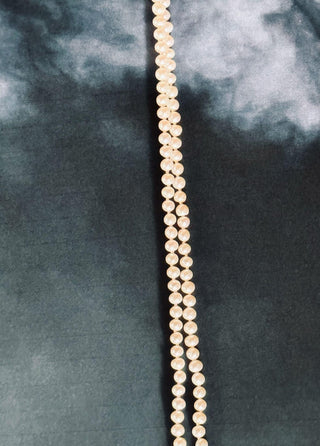 Collier "Poehere", rang de perles blanches de culture, fermeture or 18 carats ou argent 925 - Maison Gabriel