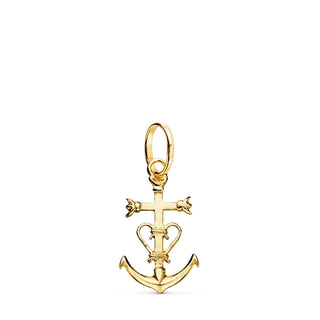 Croix de Camargue en or jaune 18 carats - Maison Gabriel