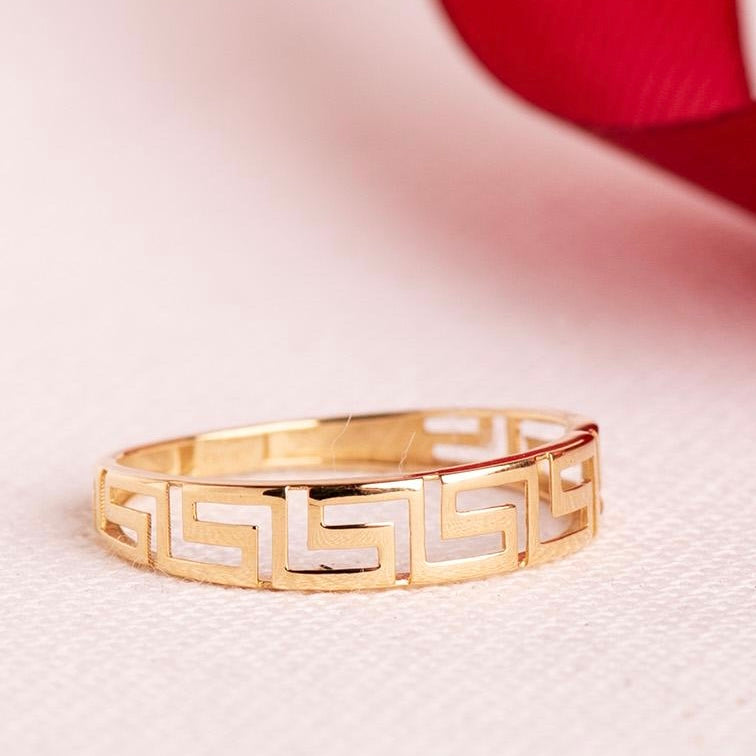 Bague Athéna ajourée en or 18 carats