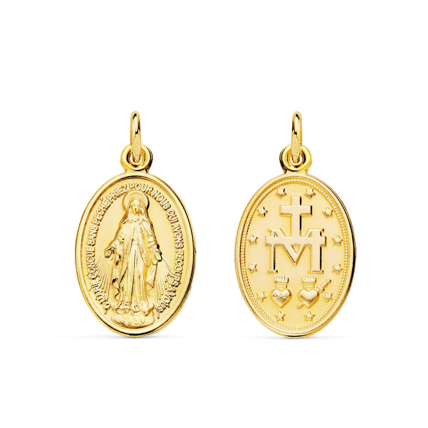 Médaille Miraculeuse en or jaune 18 carats - Maison Gabriel