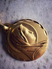 Médaille "Vierge de la Garde" en or jaune 18 carats - Maison Gabriel