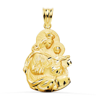 Médaille "Vierge du Mont Carmel" en or jaune 18 carats - Maison Gabriel