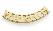 Pendentif "Prezioso", personnalisable de 3 à 10 lettres, en or 18 carats - Maison Gabriel