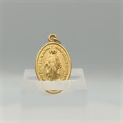 Médaille Miraculeuse en or jaune 18 carats
